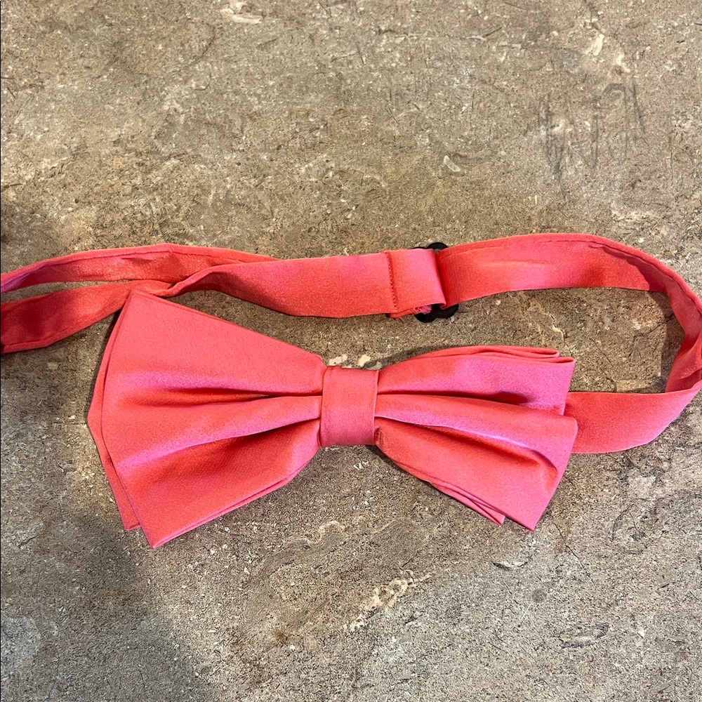 Elegant Coral Bow Tie for Men